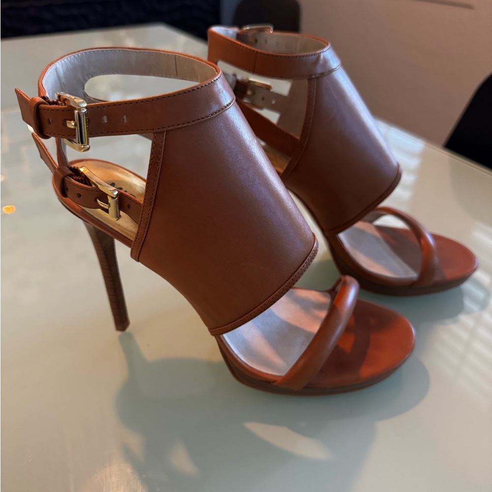 Michael Kors Brown High Heel Sandals